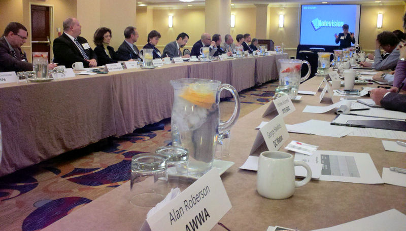 Water professionals gather at a Energy-Water Nexus workshop. Photo courtesy of Lisa Tryson, Danfoss.