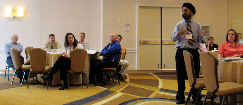In June 2011, about 40 industry professionals gathered at the Operator Certification and Training Summit to help develop a plan to advance operator training, certification, and recognition. WEF photo/Jennifer Fulcher. 