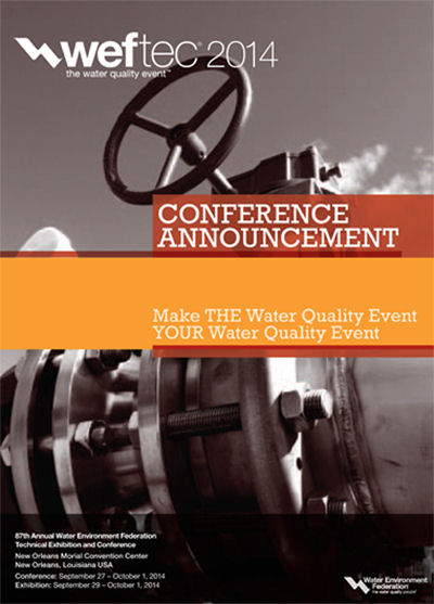 WEFTEC 2014 Conference Announcement