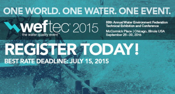WEFTEC 2015-Register Today