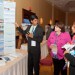 From left, the 2015 U.S. Stockholm Junior Water Prize winner Perry Alagappan presents his project to judges Donna Vincent Roa, Marlee Franzen, and Anisha Patel. Photo courtesy of AOB Photo.
