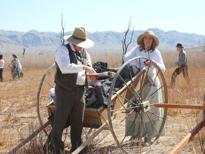 In 2012, more than 1400 people, some dressed as pioneers, attended an event in St. Thomas to celebrate the 100th anniversary of The Church of Jesus Christ of Latter-day Saints in the region. Photo courtesy of Elise McAllister, Partners In Conservation (Moapa, Nev.). 