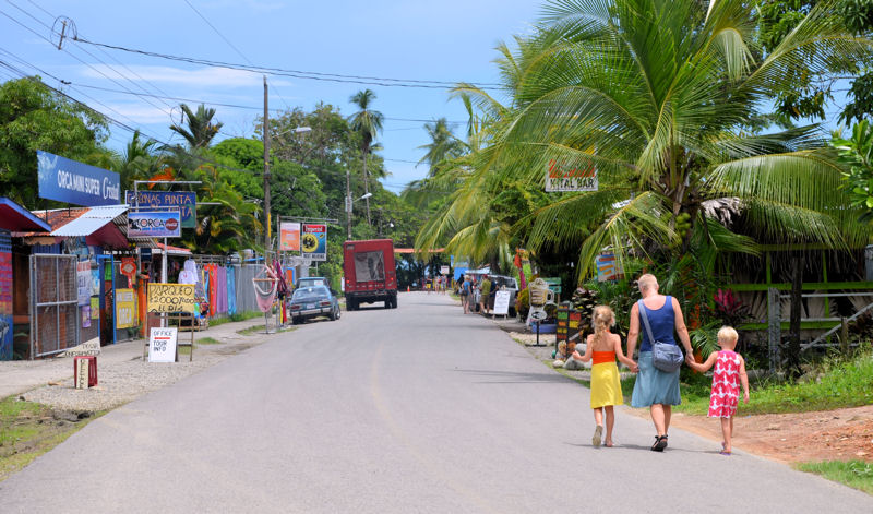 For its second project, GWS focused on Bahia Bellena, a village of several tightly packed commercial establishments and 40 to 50 homes. The village sits at the entrance of the Marino Ballena National Park in Costa Rica. Photo courtesy of the Global Water Stewardship.