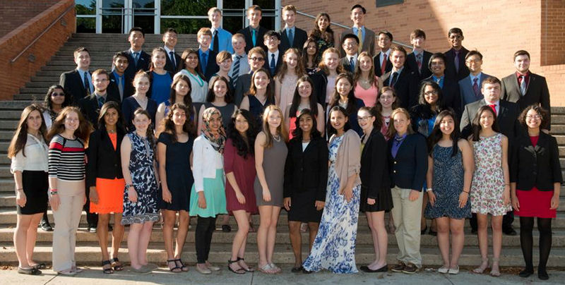 In June, 54 students represented 47 states and Puerto Rico at the U.S. SJWP competition held at theUniversity of North Carolina. Photo courtesy of AOB Photo.