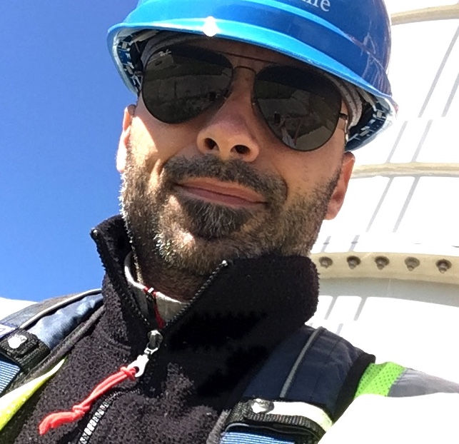 Diego Rosso, associate professor of civil and environmental engineering at University of California Irvine and director of the university’s Water-Energy Nexus Center, conducts testing at DC Water (Washington, D.C.) for research. Photo courtesy of Rosso.